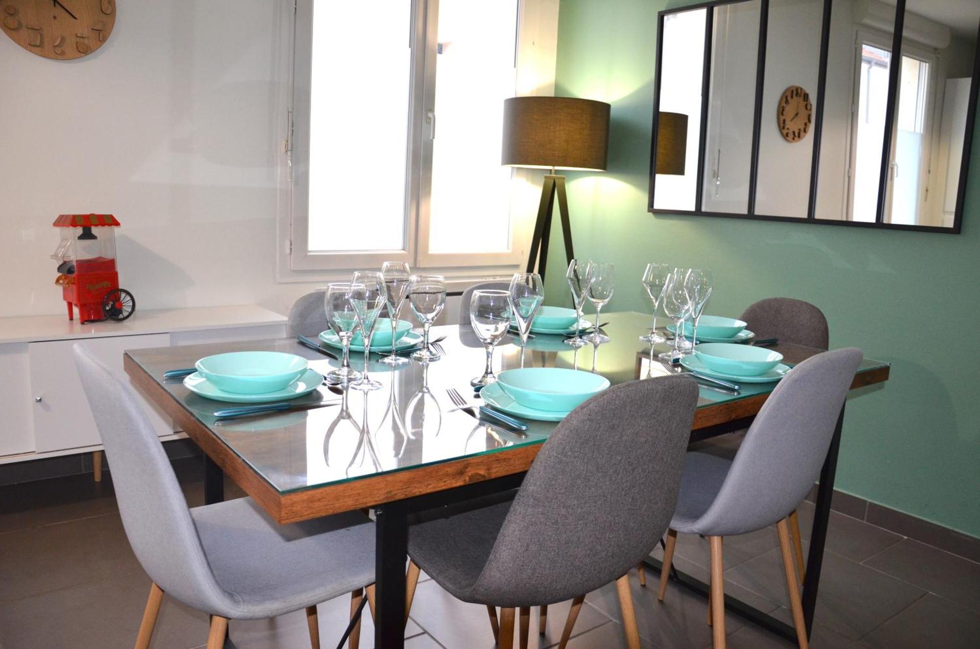 Le Cocon Troyen - 6-8P - 2 Parking Gratuits Apartment Troyes Exterior foto