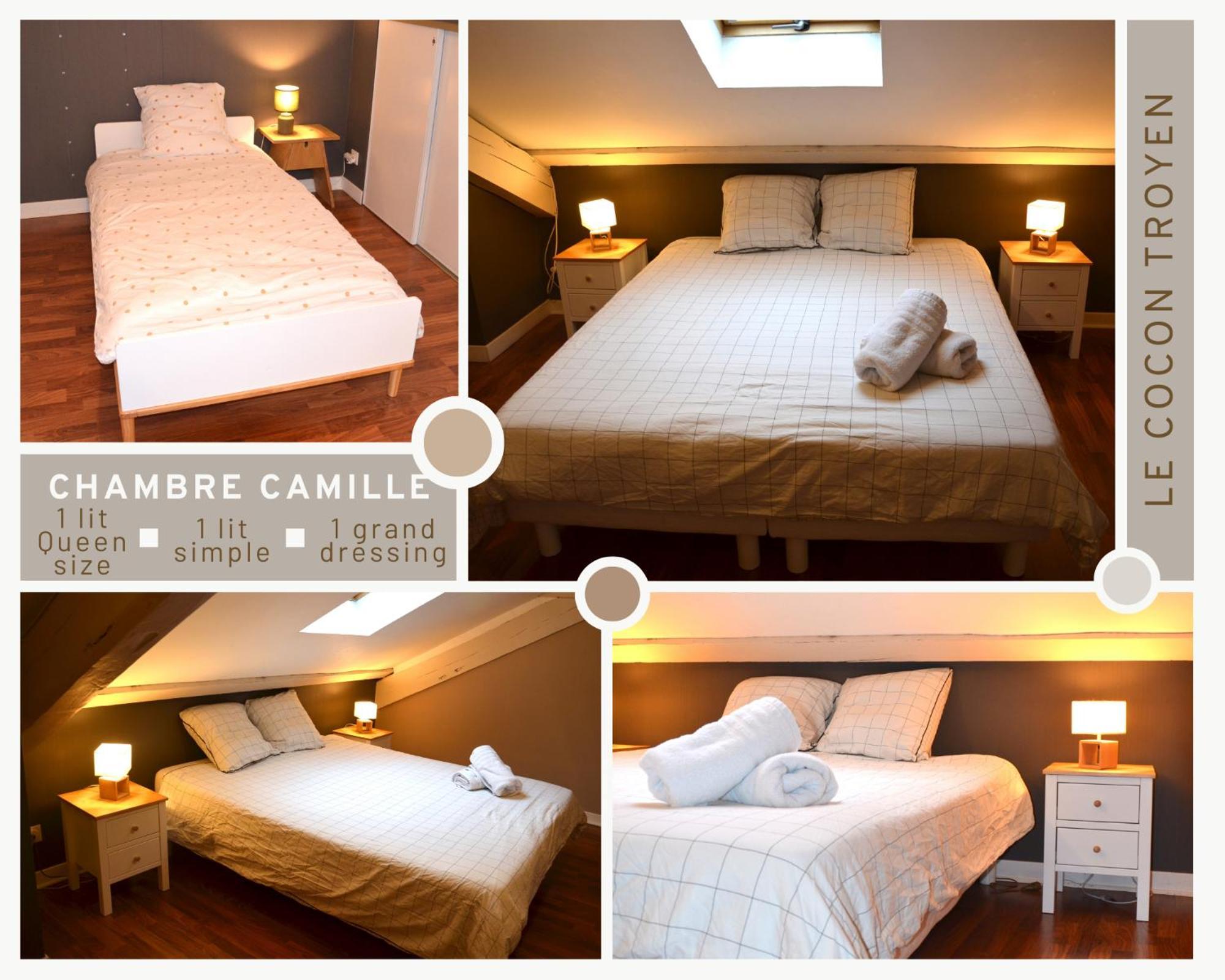 Le Cocon Troyen - 6-8P - 2 Parking Gratuits Apartment Troyes Exterior foto